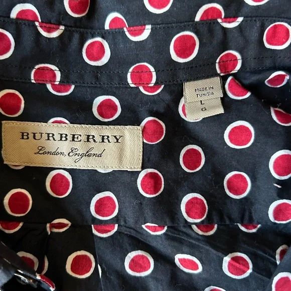 BURBERRY Polka dot button down - Picture 3 of 5